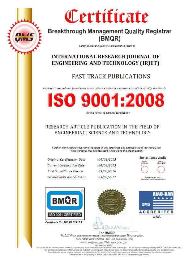 IRJET ISO